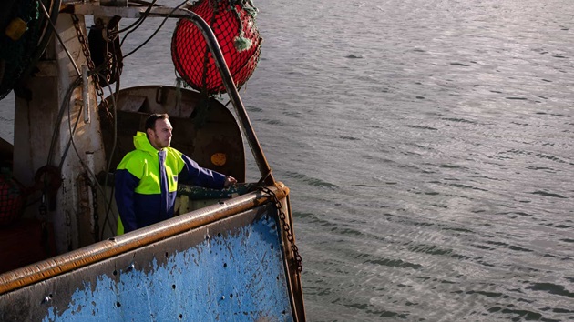 David, pêcheur de hareng en Mer du Nord